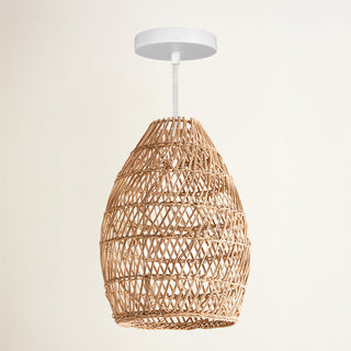 Outdoor Callie Rattan Pendant Light