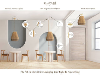 Collins Jute Twist Pendant Light
