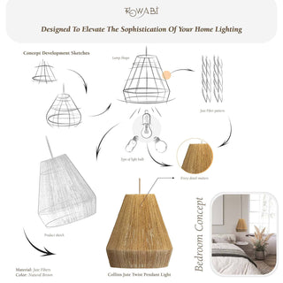 Collins Jute Twist Pendant Light