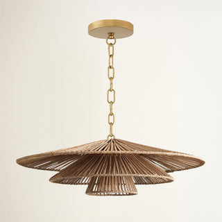 Sammie Tier Rattan Pendant Light