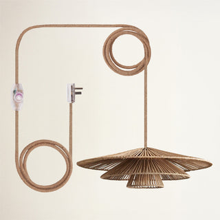 Sammie Tier Rattan Pendant Light