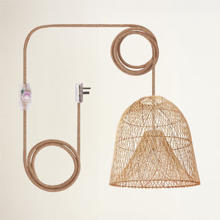 Santa Barbara Rattan Pendant Light
