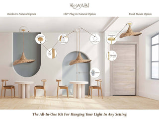 Zen Rattan Pendant Light