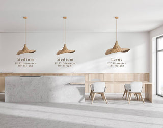 Zen Rattan Pendant Light