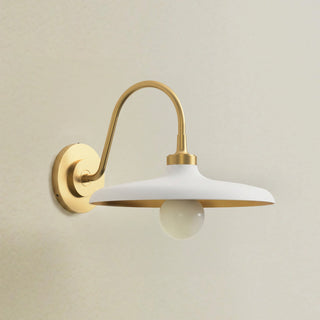 Arcoris White Metal Sconce