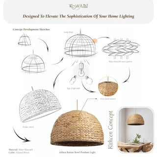 Althea Rattan Pendant Light