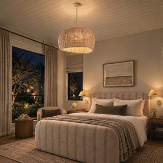 Angelo Rattan Pendant Light
