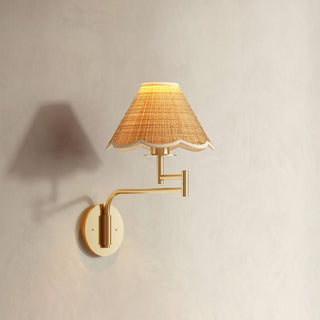 Naia Rattan Sconce
