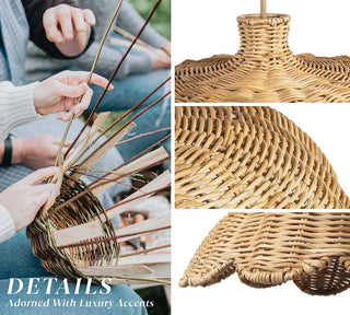 Aurelia Rattan Pendant Light