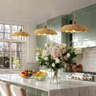 Aurelia Rattan Pendant Light