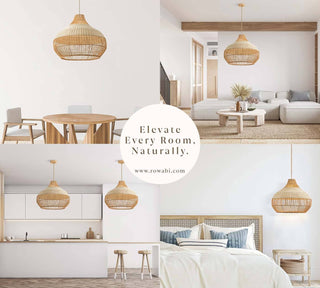 Beatrice Rattan Pendant Light