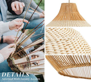Beatrice Rattan Pendant Light