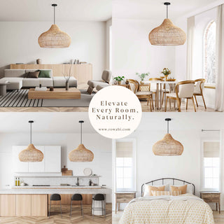 Black Hardwired Hanging Pendant Light Kit