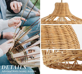 Bureau Rattan Pendant Light