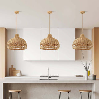 Bureau Rattan Pendant Light