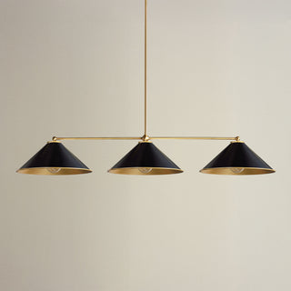Liora Black Three Light Pendant