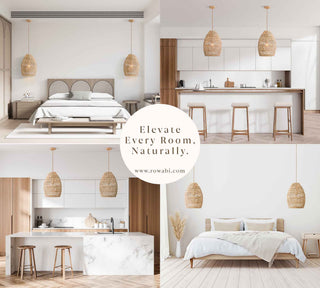 Callie Rattan Pendant Light