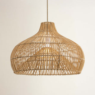 Oceania Cone Rattan Pendant Light