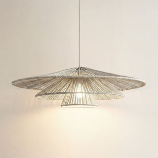 Outdoor Sammie Tier Rattan Pendant Light