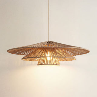 Sammie Tier Rattan Pendant Light