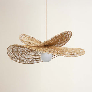 Whisper Leaf Rattan Pendant Light