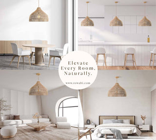 Dreamy Palm Fibers Pendant Light