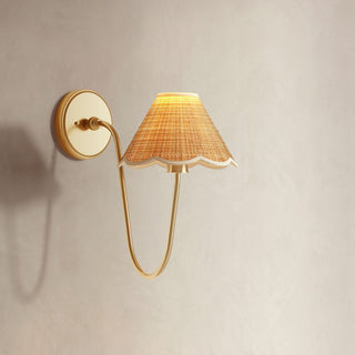 Elara Curve Clamp Cone Arm Sconce