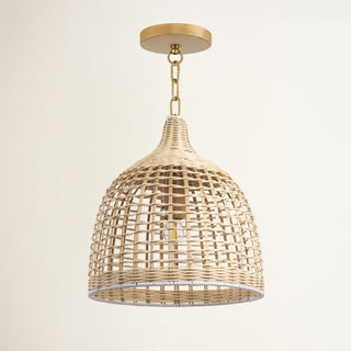 Ellie Rattan Pendant Light