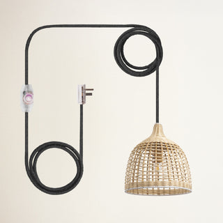 Ellie Rattan Pendant Light
