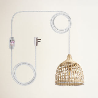 Ellie Rattan Pendant Light
