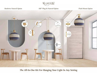 Ethereal Rattan Pendant Light