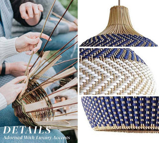 Ethereal Rattan Pendant Light