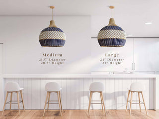 Ethereal Rattan Pendant Light