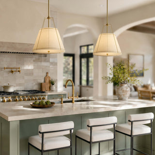 Evan White Conical Pendant Light
