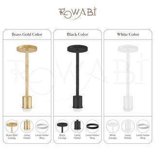 Flush Mount Hanging Pendant Light Kit