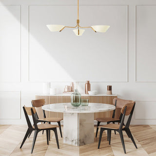 Fractal Gold Pendant Light
