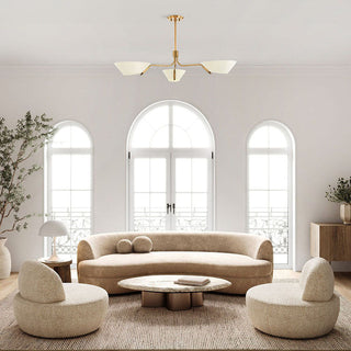 Fractal Gold Pendant Light