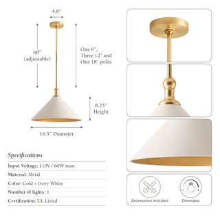 Giza Cone Pendant Light