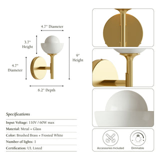 Goldie Globe Sconce