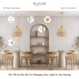 Grandeur Rattan Pendant Light