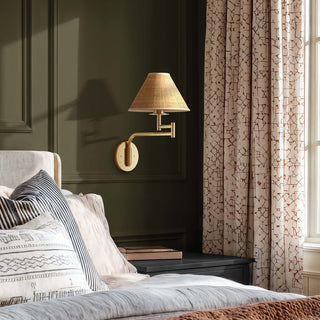 Naia Rattan Sconce