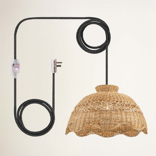Le Perle Rattan Pendant Light