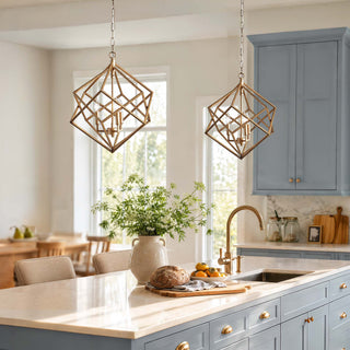 Linea Brass Pendant Light