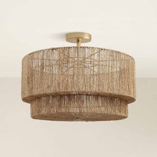 Luminous Lace Flush Mount Light