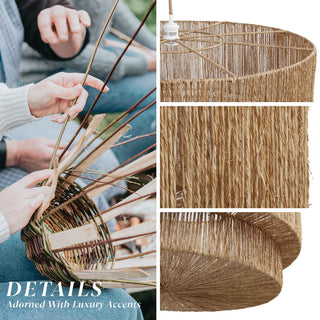 Luminous Rattan Pendant Light