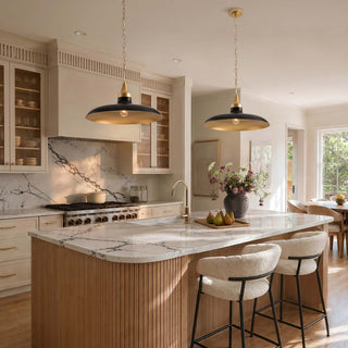 Natalia Black Dome Pendant Light