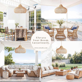 Outdoor Kloe Rattan Pendant Light