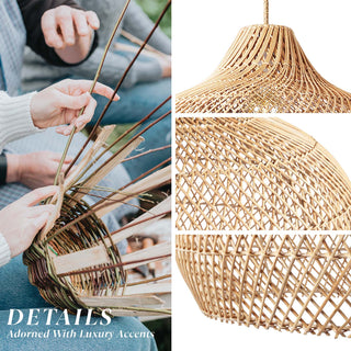 Outdoor Kloe Rattan Pendant Light