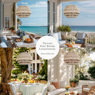 Outdoor Veronica Rattan Pendant Light