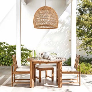 Outdoor Lumiere Rattan Pendant Light